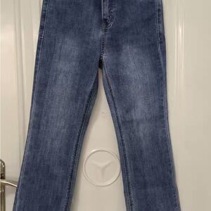 Men's Blue Straight-Leg Jeans